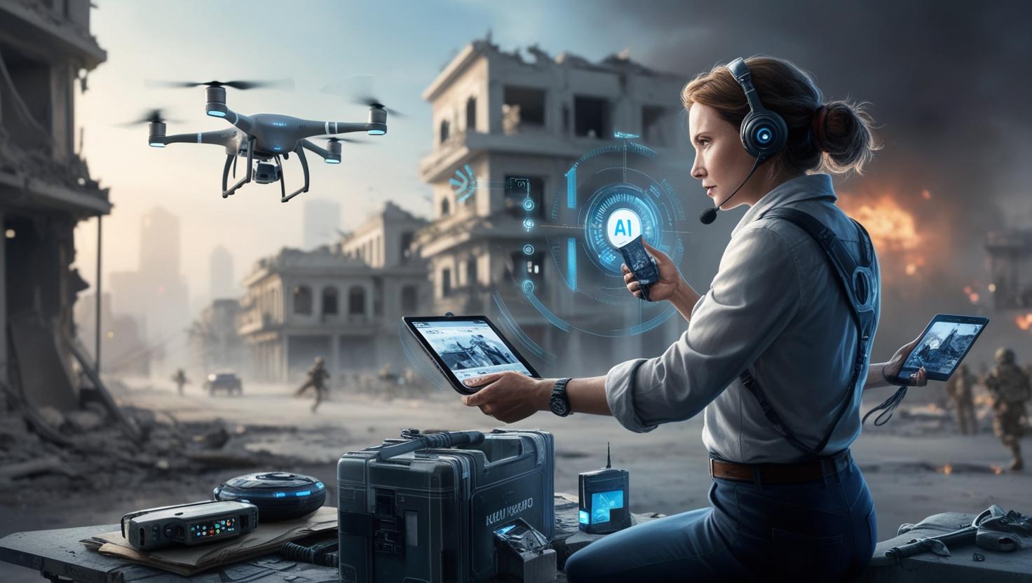 The Future of Conflict Reporting: Navigating AI and Global Journalism