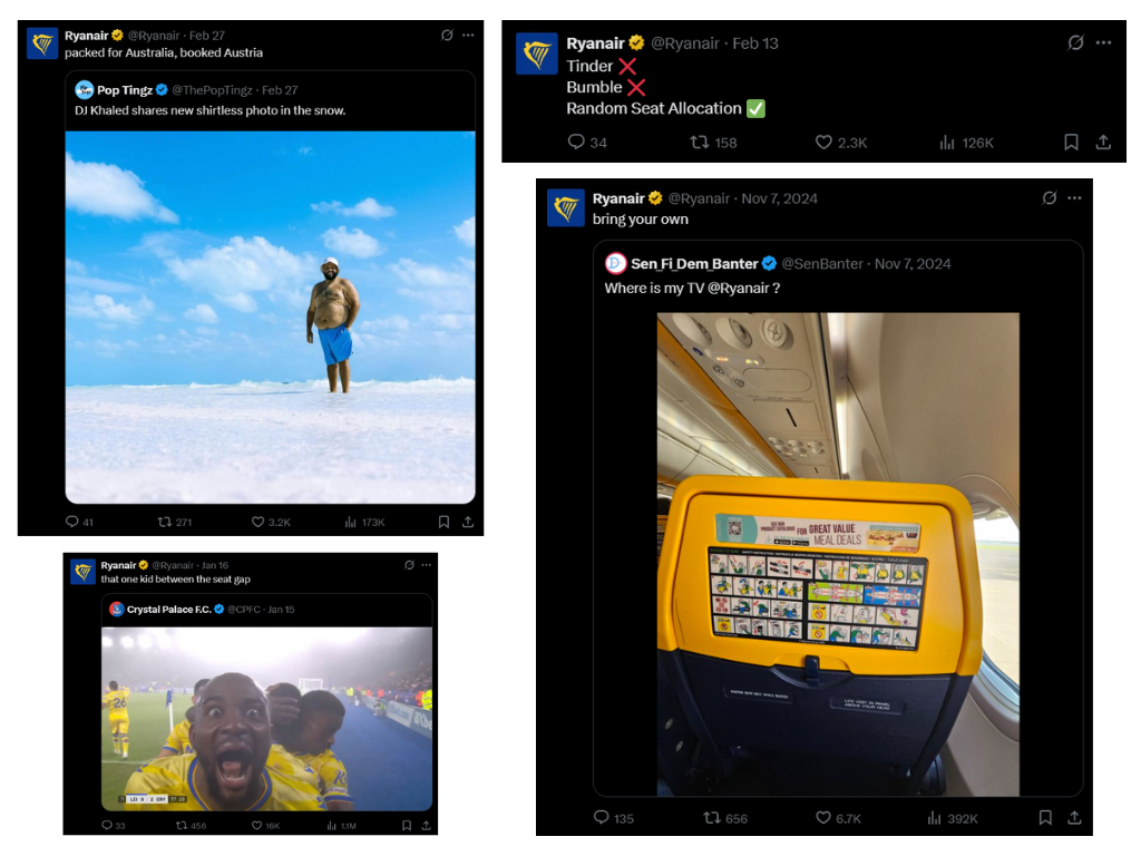 Ryanair Tweets