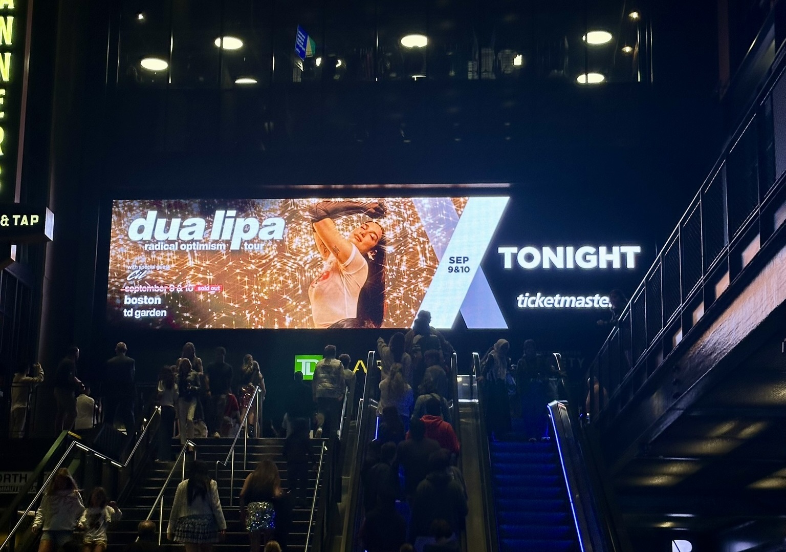 A Night at TD Garden with Dua Lipa