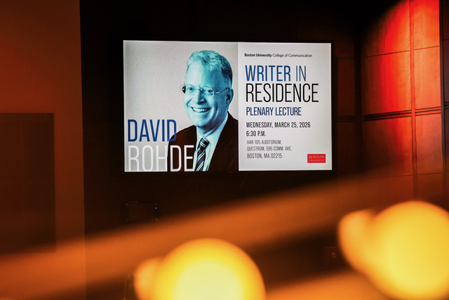 David Sings: How BU COM’s Writer-in-Residence Deals With Crisis